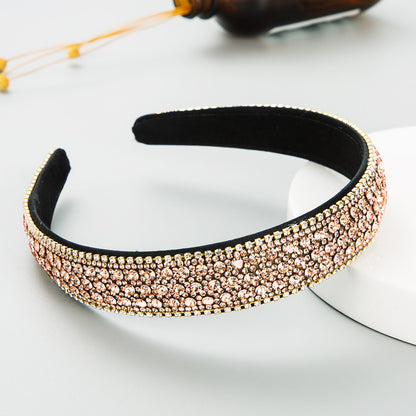 Trendy Korea Style Rhinestone Anti-Slip Headband