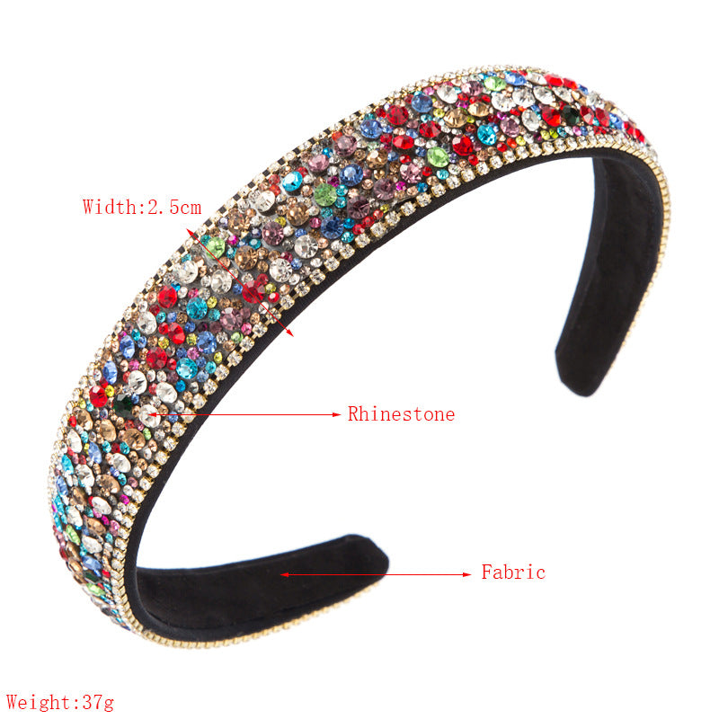 Trendy Korea Style Rhinestone Anti-Slip Headband