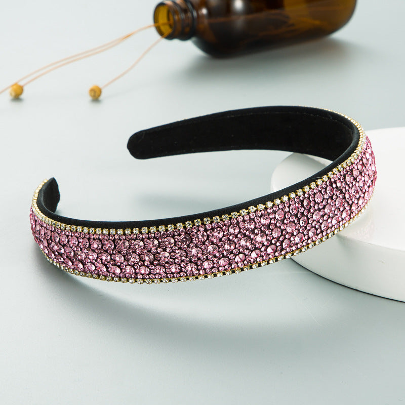 Trendy Korea Style Rhinestone Anti-Slip Headband