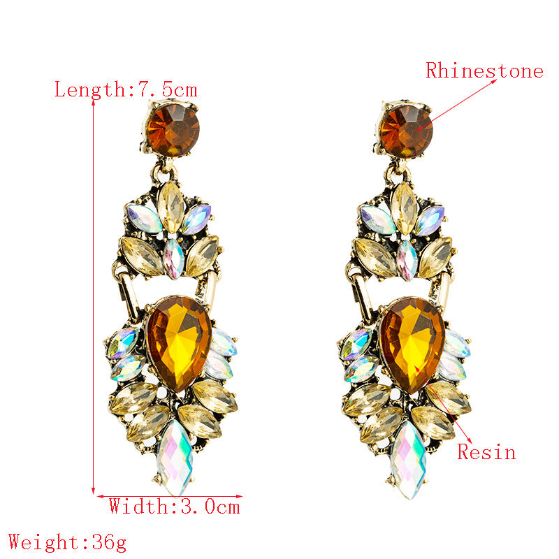 Women Ethnic Bling Earring Vintage Jewelry